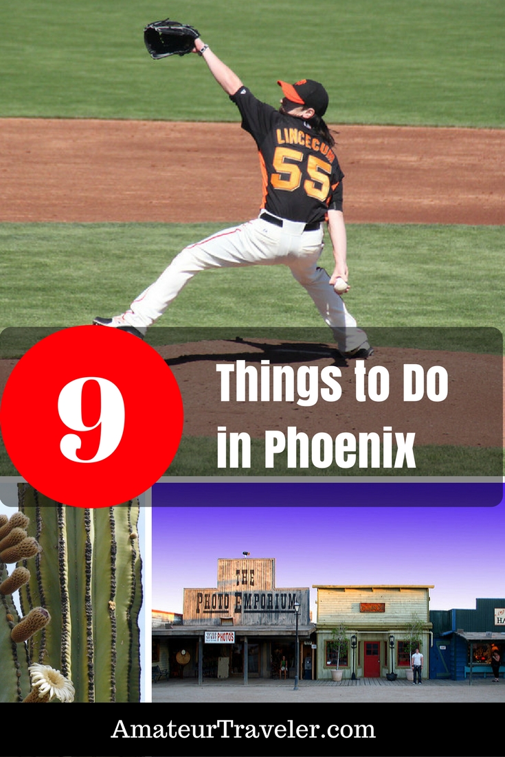 9 Things to Do in the Phoenix Area #arizona #phoenix #travel #trip #vacation #thingstodoin #museum #baseball #planning 