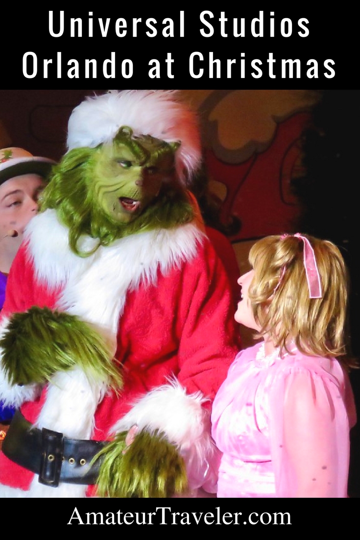 Universal Studios Orlando at Christmas Time
