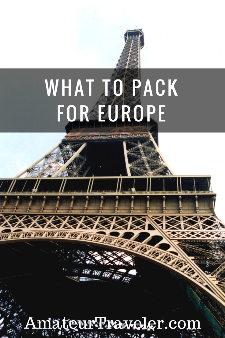 What to pack for Europe #travel #packing #europe